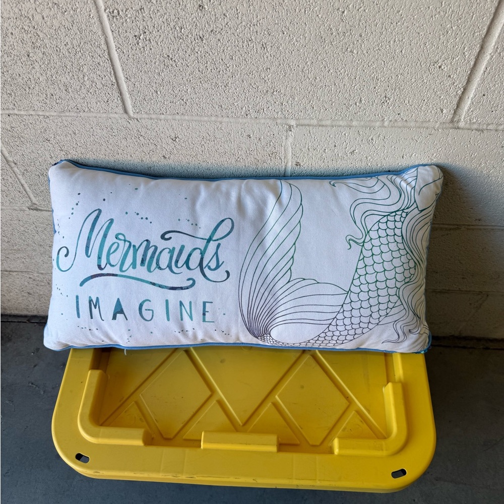 Mermaids Imagine Decorative Pillow